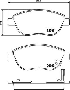 Magneti Marelli 363700459052 - Bremsbelagsatz, Scheibenbremse alexcarstop-ersatzteile.com