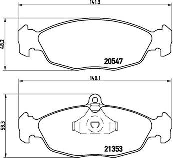 Magneti Marelli 363700459011 - Bremsbelagsatz, Scheibenbremse alexcarstop-ersatzteile.com