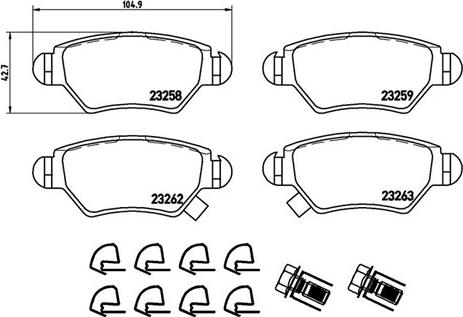 Magneti Marelli 363700459031 - Bremsbelagsatz, Scheibenbremse alexcarstop-ersatzteile.com