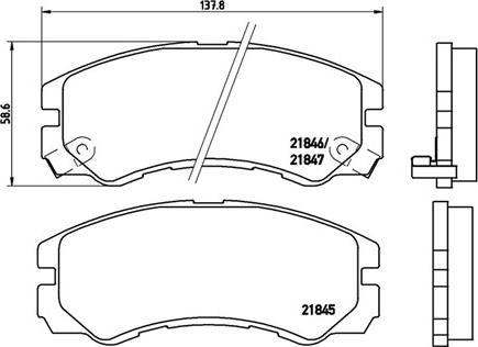 Magneti Marelli 363700459020 - Bremsbelagsatz, Scheibenbremse alexcarstop-ersatzteile.com