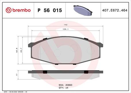 Magneti Marelli 363700456015 - Bremsbelagsatz, Scheibenbremse alexcarstop-ersatzteile.com