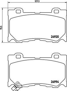 Magneti Marelli 363700456084 - Bremsbelagsatz, Scheibenbremse alexcarstop-ersatzteile.com