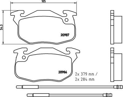 Magneti Marelli 363700461099 - Bremsbelagsatz, Scheibenbremse alexcarstop-ersatzteile.com