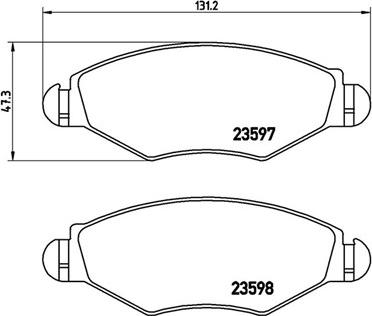 Magneti Marelli 363700461063 - Bremsbelagsatz, Scheibenbremse alexcarstop-ersatzteile.com