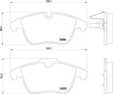 Magneti Marelli 363700461106 - Bremsbelagsatz, Scheibenbremse alexcarstop-ersatzteile.com