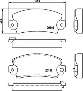 Magneti Marelli 363700468004 - Bremsbelagsatz, Scheibenbremse alexcarstop-ersatzteile.com