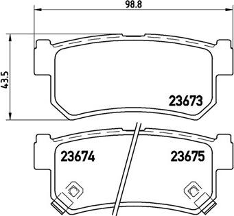 Mercury GDB3366 - Bremsbelagsatz, Scheibenbremse alexcarstop-ersatzteile.com