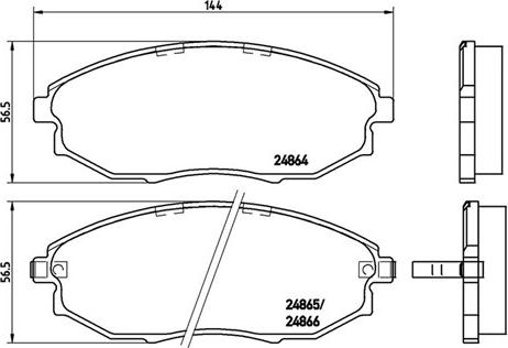 Magneti Marelli 363700410007 - Bremsbelagsatz, Scheibenbremse alexcarstop-ersatzteile.com