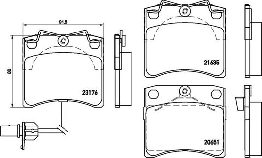 Magneti Marelli 363700485048 - Bremsbelagsatz, Scheibenbremse alexcarstop-ersatzteile.com