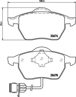 Pagid 8DB 355 007-461 - Bremsbelagsatz, Scheibenbremse alexcarstop-ersatzteile.com