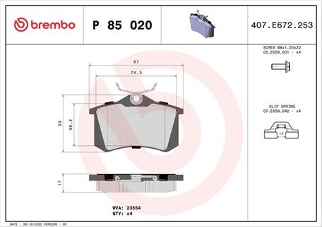 Magneti Marelli 363700485020 - Bremsbelagsatz, Scheibenbremse alexcarstop-ersatzteile.com