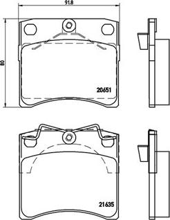 Magneti Marelli 363700485027 - Bremsbelagsatz, Scheibenbremse alexcarstop-ersatzteile.com