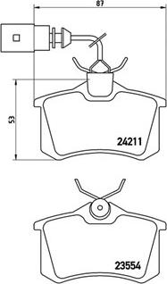 BOSCH 0 986 TB2 589 - Bremsbelagsatz, Scheibenbremse alexcarstop-ersatzteile.com