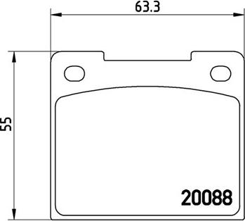 Magneti Marelli 363700486001 - Bremsbelagsatz, Scheibenbremse alexcarstop-ersatzteile.com