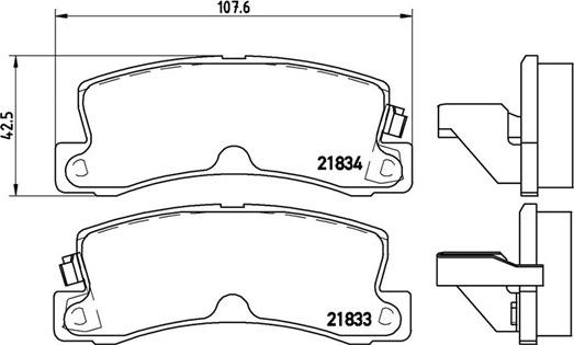 Magneti Marelli 363700483015 - Bremsbelagsatz, Scheibenbremse alexcarstop-ersatzteile.com