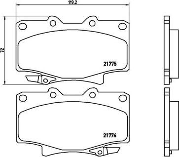 Magneti Marelli 363700483025 - Bremsbelagsatz, Scheibenbremse alexcarstop-ersatzteile.com