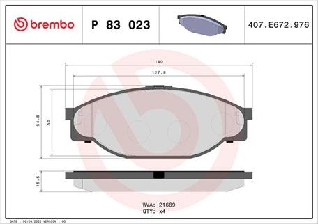 Magneti Marelli 363700483023 - Bremsbelagsatz, Scheibenbremse alexcarstop-ersatzteile.com