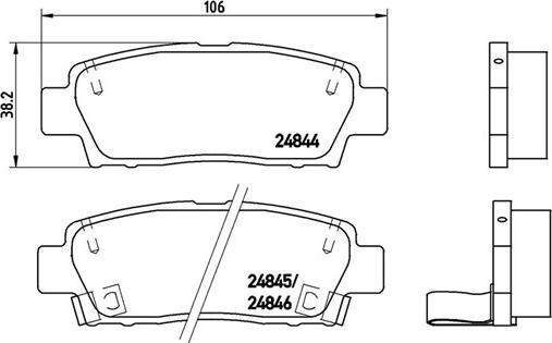 Magneti Marelli 363700483111 - Bremsbelagsatz, Scheibenbremse alexcarstop-ersatzteile.com