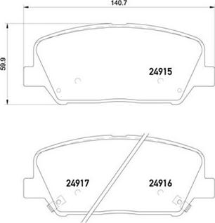 Magneti Marelli 363700430065 - Bremsbelagsatz, Scheibenbremse alexcarstop-ersatzteile.com