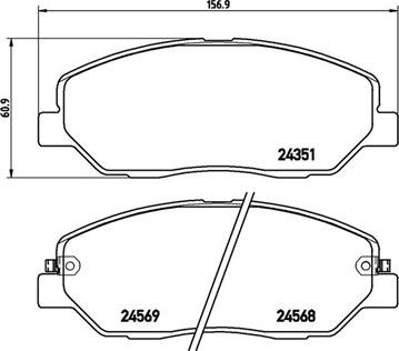 Magneti Marelli 363700430036 - Bremsbelagsatz, Scheibenbremse alexcarstop-ersatzteile.com