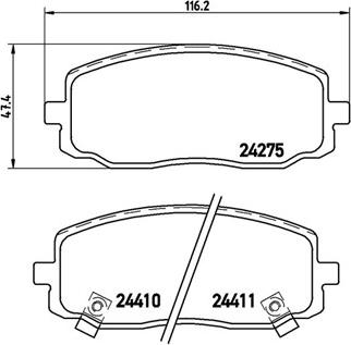 Magneti Marelli 363700430032 - Bremsbelagsatz, Scheibenbremse alexcarstop-ersatzteile.com