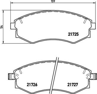 Roulunds Braking 51448782B26 - Bremsbelagsatz, Scheibenbremse alexcarstop-ersatzteile.com