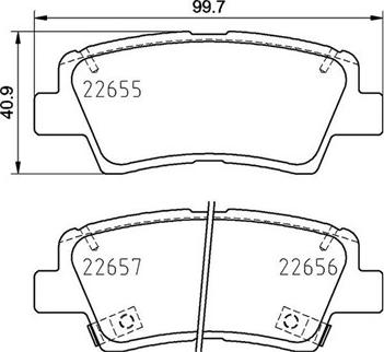 Magneti Marelli 363700430103 - Bremsbelagsatz, Scheibenbremse alexcarstop-ersatzteile.com