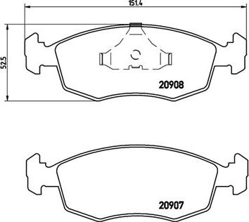 Magneti Marelli 363700424019 - Bremsbelagsatz, Scheibenbremse alexcarstop-ersatzteile.com