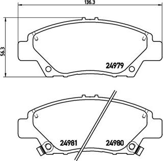 Valeo 606653 - Bremsbelagsatz, Scheibenbremse alexcarstop-ersatzteile.com