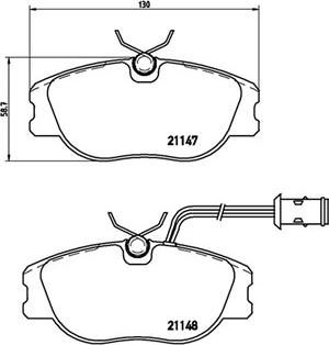 Magneti Marelli 363700423041 - Bremsbelagsatz, Scheibenbremse alexcarstop-ersatzteile.com