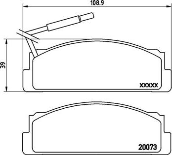 Remsa 2202 - Bremsbelagsatz, Scheibenbremse alexcarstop-ersatzteile.com