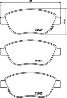 Magneti Marelli 363700423153 - Bremsbelagsatz, Scheibenbremse alexcarstop-ersatzteile.com