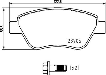 Magneti Marelli 363700423169 - Bremsbelagsatz, Scheibenbremse alexcarstop-ersatzteile.com