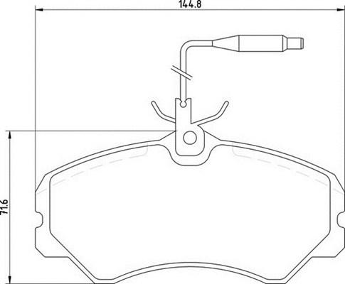 Magneti Marelli 363700205039 - Bremsbelagsatz, Scheibenbremse alexcarstop-ersatzteile.com