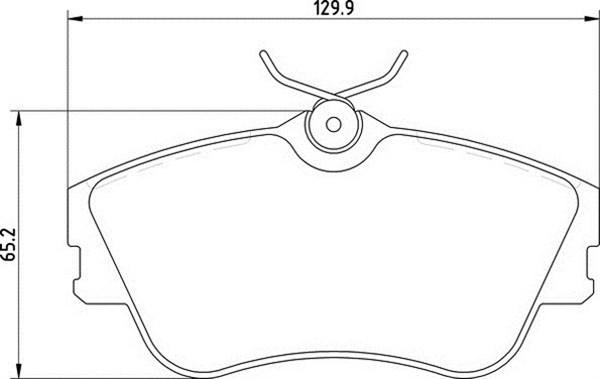 Magneti Marelli 363700205140 - Bremsbelagsatz, Scheibenbremse alexcarstop-ersatzteile.com