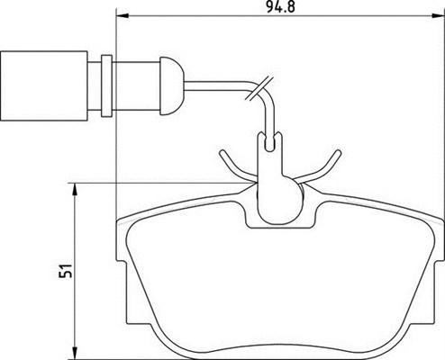 Magneti Marelli 363700205135 - Bremsbelagsatz, Scheibenbremse alexcarstop-ersatzteile.com