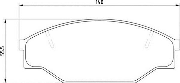 Magneti Marelli 363700200331 - Bremsbelagsatz, Scheibenbremse alexcarstop-ersatzteile.com