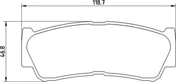 Magneti Marelli 363700201672 - Bremsbelagsatz, Scheibenbremse alexcarstop-ersatzteile.com