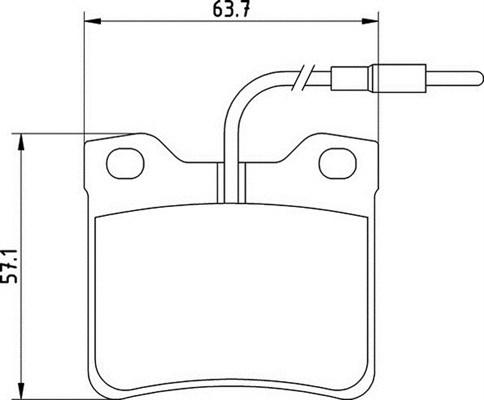 Magneti Marelli 363700201125 - Bremsbelagsatz, Scheibenbremse alexcarstop-ersatzteile.com