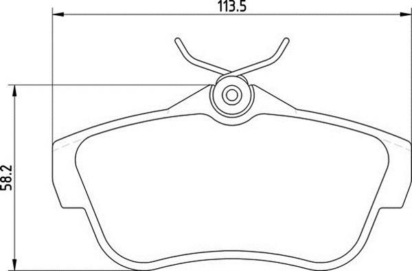 Magneti Marelli 363700201710 - Bremsbelagsatz, Scheibenbremse alexcarstop-ersatzteile.com