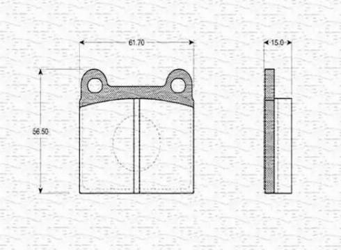 Magneti Marelli 363702160980 - Bremsbelagsatz, Scheibenbremse alexcarstop-ersatzteile.com