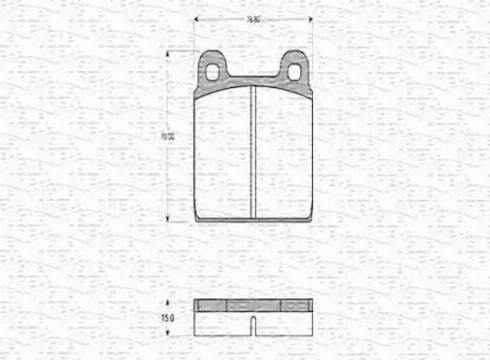 Magneti Marelli 363702160105 - Bremsbelagsatz, Scheibenbremse alexcarstop-ersatzteile.com