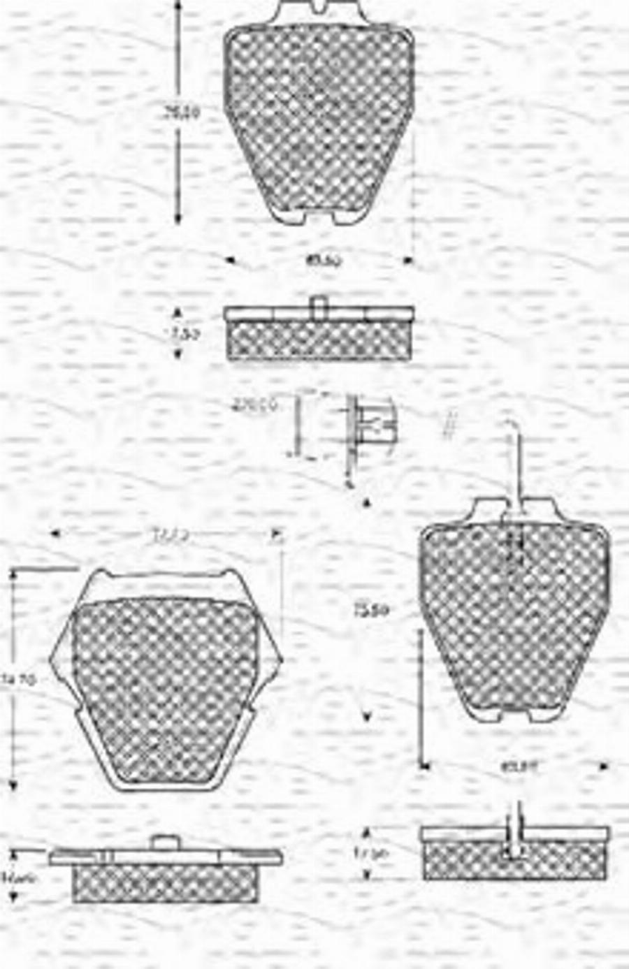 Magneti Marelli 363702161093 - Bremsbelagsatz, Scheibenbremse alexcarstop-ersatzteile.com