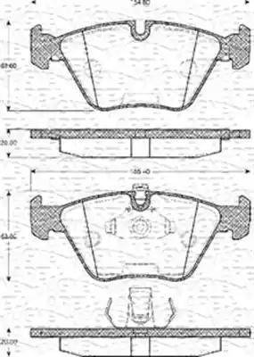 Magneti Marelli 430216171115 - Bremsbelagsatz, Scheibenbremse alexcarstop-ersatzteile.com