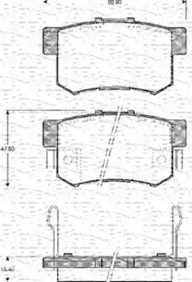 Magneti Marelli 363702161121 - Bremsbelagsatz, Scheibenbremse alexcarstop-ersatzteile.com