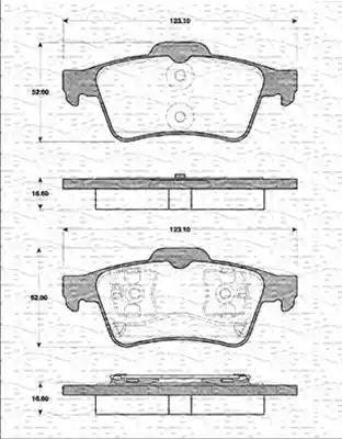 Magneti Marelli 363702161273 - Bremsbelagsatz, Scheibenbremse alexcarstop-ersatzteile.com