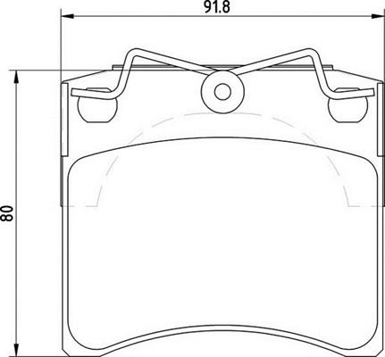 Magneti Marelli 363710205115 - Bremsbelagsatz, Scheibenbremse alexcarstop-ersatzteile.com