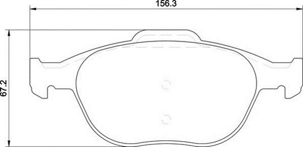 Magneti Marelli 363710201261 - Bremsbelagsatz, Scheibenbremse alexcarstop-ersatzteile.com