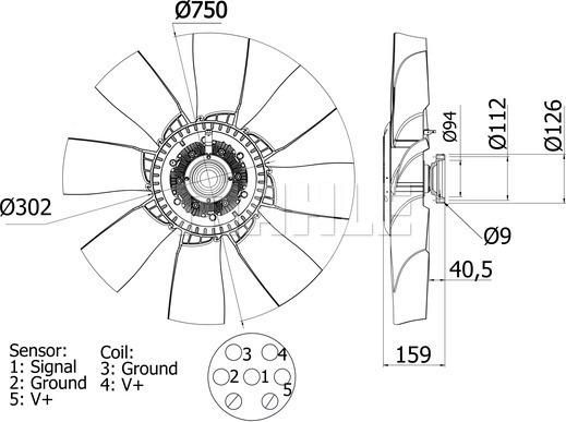 MAHLE CFF 457 000S - Lüfter, Motorkühlung alexcarstop-ersatzteile.com