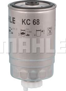 MAHLE KC 68 - Kraftstofffilter alexcarstop-ersatzteile.com